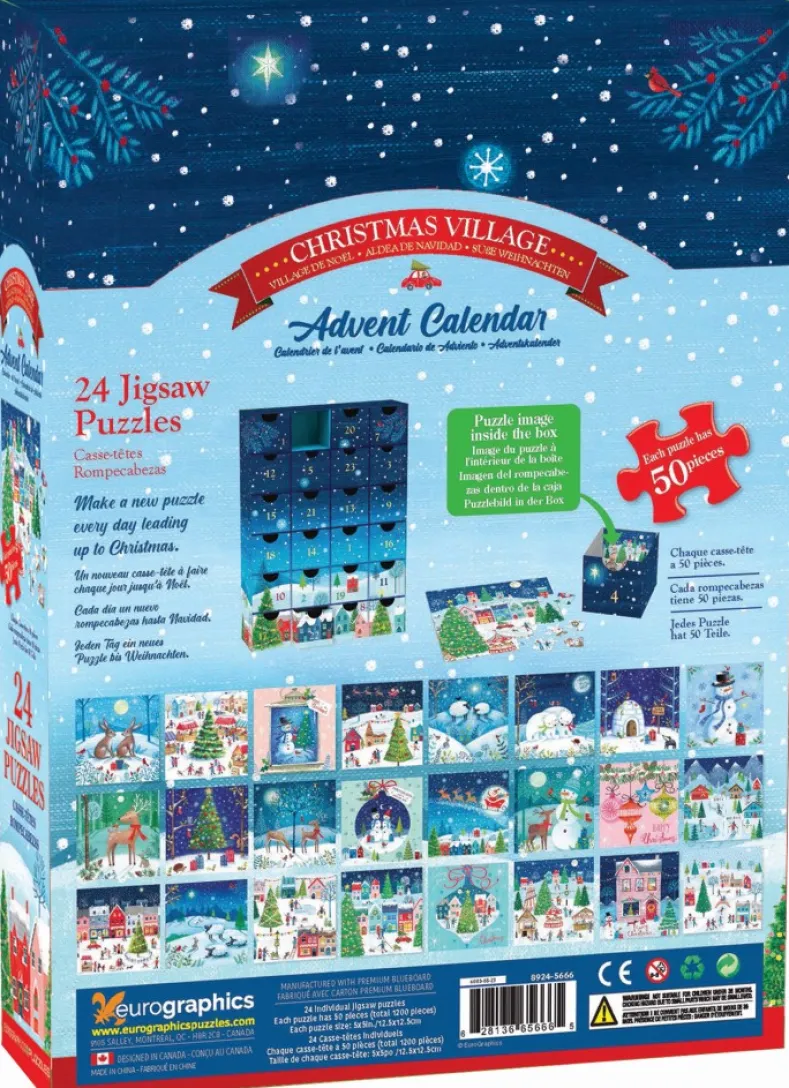 Advent Calendar – Christmas Village (24x 50 stukjes)