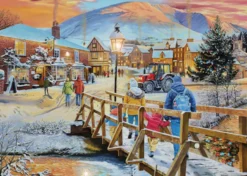 A Festive Stroll Puzzel (1000 stukjes)