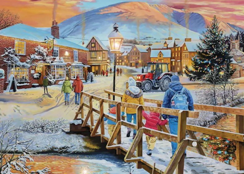 A Festive Stroll Puzzel (1000 stukjes)