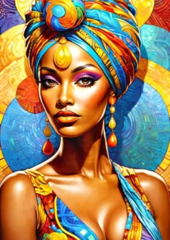 African Beauty Puzzel (1000 stukjes)