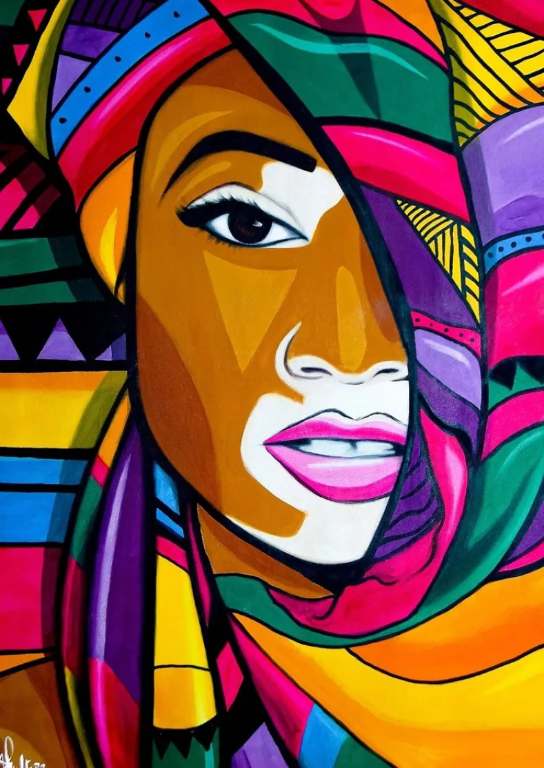 African Beauty Puzzel (1000 stukjes)