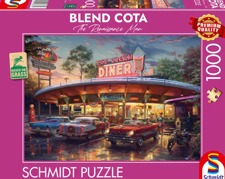 American Diner Puzzel (1000 stukjes)