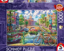 Amsterdam Canal Puzzel (1000 stukjes)