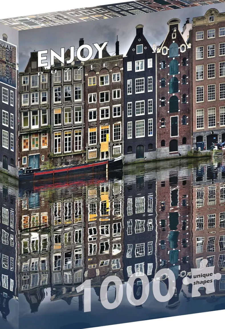 Amsterdam Houses Puzzel (1000 stukjes)