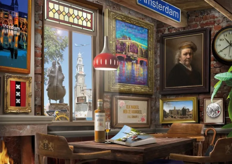 Amsterdams Café Puzzel (1000 stukjes)