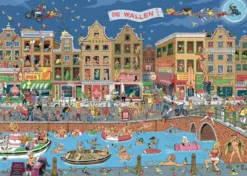 Amsterdamse Wallen Puzzel (1000 stukjes)