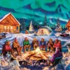 A Night of Northern Lights Puzzel (1000 stukjes)