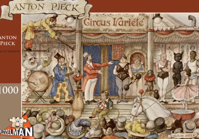 Anton Pieck - Circus Variete Puzzel (1000 stukjes)