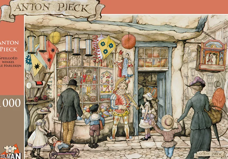 Anton Pieck - De Speelgoedwinkel Puzzel (1000 stukjes)
