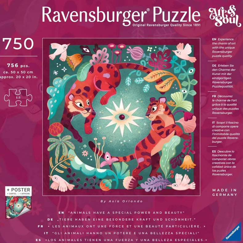 Art & Soul - Animal Spirit Puzzel (750 stukjes)