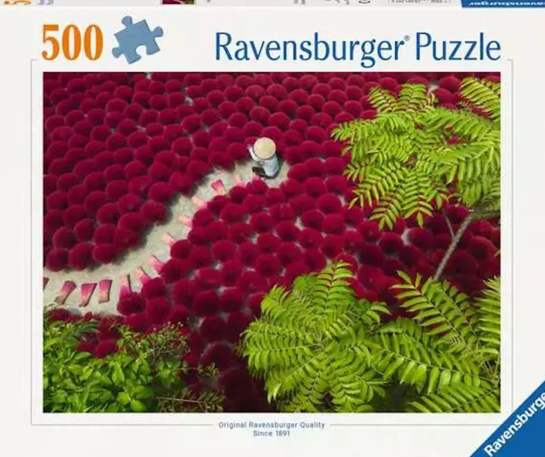 A Sea of Red Puzzel (500 stukjes)