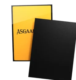 Asgaardian Standard (66,2x91,5mm) 100 Sleeves - Pure Black