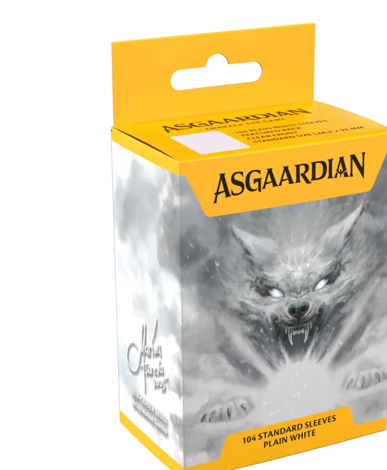 Asgaardian Standard (66,2x91,5mm) 100 Sleeves - Plain White