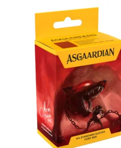 Asgaardian Standard (66,2x91,5mm) 100 Sleeves - Fiery Red