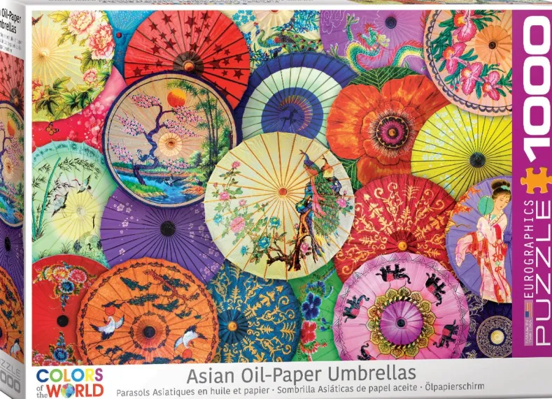 Asian Oil Paper Umbrellas Puzzel (1000 stukjes)
