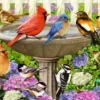 At the Birdbath Puzzel (500 XL stukjes)