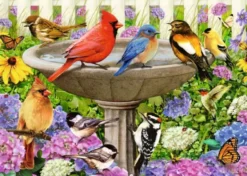 At the Birdbath Puzzel (500 XL stukjes)