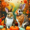 Autumn Bunnies Puzzel (500 stukjes)
