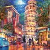 Avond in Pisa Puzzel (500 stukjes)