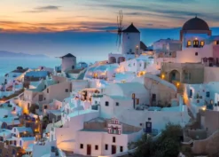Avond in Santorini Puzzel (1000 stukjes)