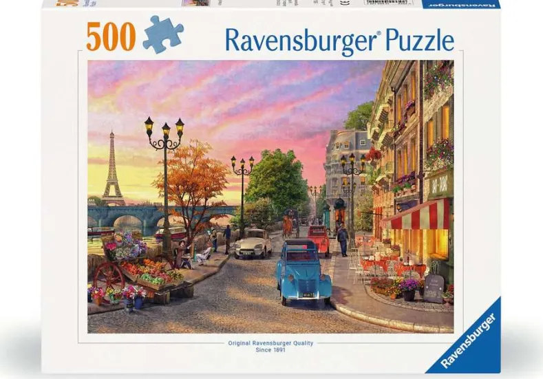Avondsfeer in Parijs Puzzel (500 stukjes)