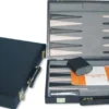 Backgammon Koffer Zwart effen (38 cm)