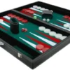 Backgammon Koffer Zwart - Groen 53 cm