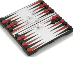 Backgammon Magnetisch Mini Cassette 24x24x2cm
