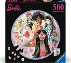 Barbie Ronde Puzzel (500 stukjes)
