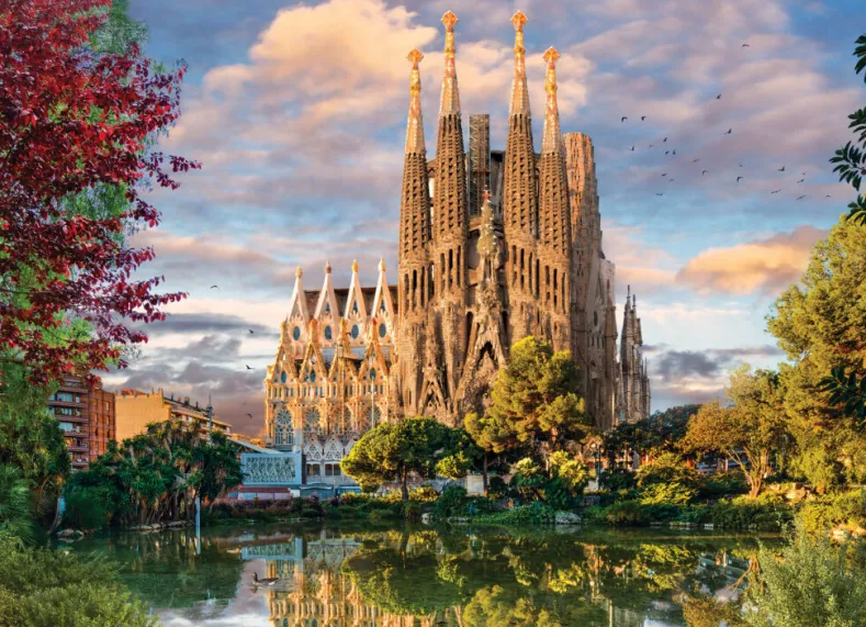 Barcelona - Sagrada Familia by Gaudí Puzzel (1000 stukjes)