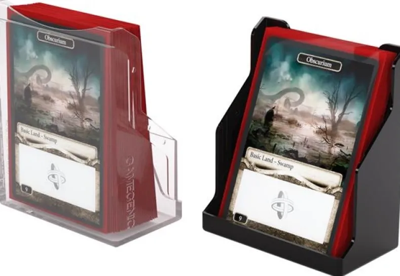 Bastion 50+ Deckbox Black/Clear