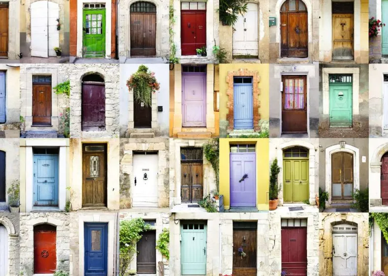 Beautiful Doors in the Provence Puzzel (1000 stukjes)