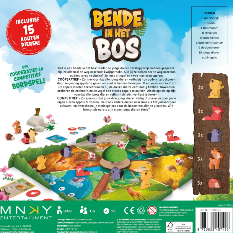 Bende in het Bos - Bordspel