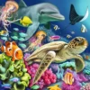 Betoverende Onderwaterwereld Puzzel (3 x 49 stukjes)