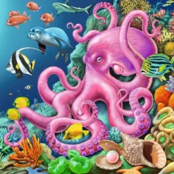 Betoverende Onderwaterwereld Puzzel (3 x 49 stukjes)