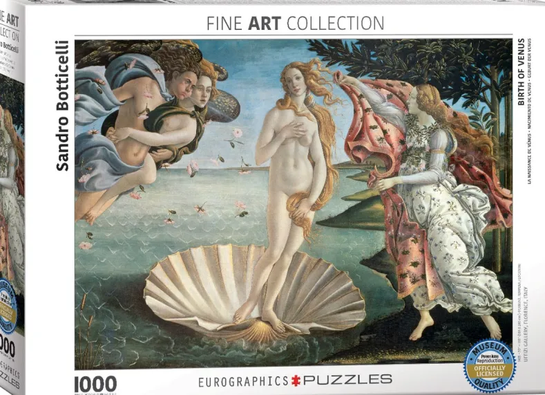 Birth of Venus - Sandro Botticelli Puzzel (1000 stukjes)