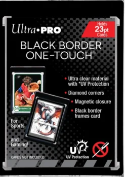 Black Border One-Touch Magnetic Holder