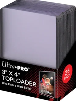 Black Border Toploader (25 stuks)