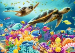 Blauwe Onderwaterwereld Puzzel (1000 stukjes)
