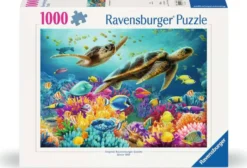 Blauwe Onderwaterwereld Puzzel (1000 stukjes)