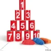 Blikgooien - Rood met Cijfers
