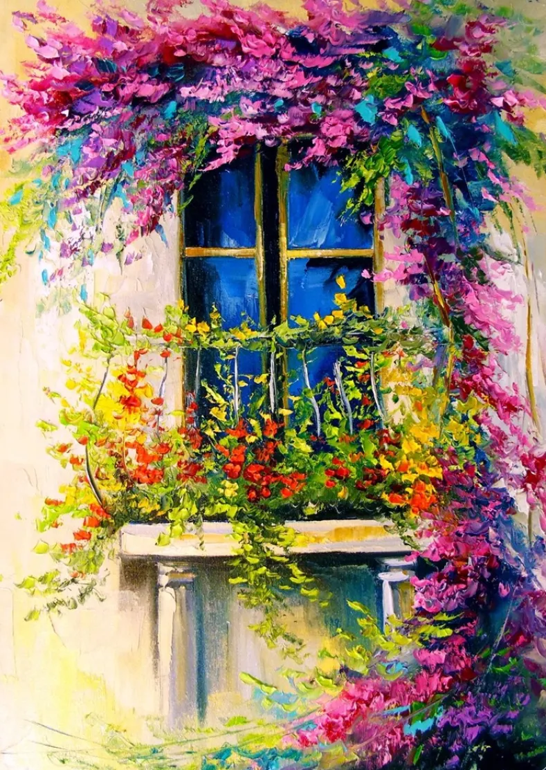 Blooming Balcony Puzzel (1000 stukjes)