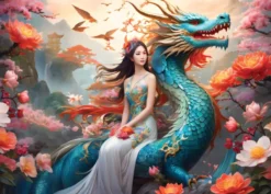 Blue Dragon Puzzel (500 stukjes)