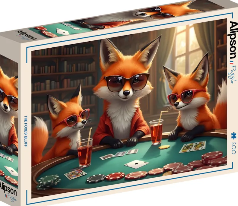 Bluffing Foxes Puzzel (500 stukjes)