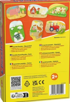 Boerderij Puzzel (2, 3 en 4 stukjes)