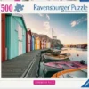 Boothuizen in Smögen, Zweden puzzel (500 stukjes)