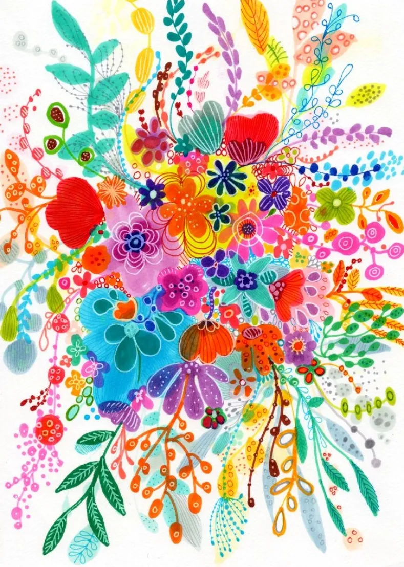 Bouquet Splash Puzzel (1000 stukjes)