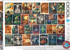 Buitenaardse Posters Puzzel (1000 stukjes)