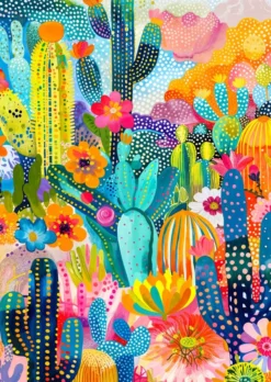 Cacti Land Puzzel (1000 stukjes)
