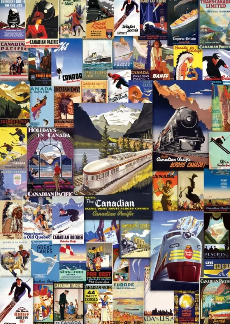 Canadian Pacific - Railroad Adventures Puzzel (1000 stukjes)